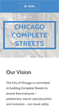 Mobile Screenshot of chicagocompletestreets.org